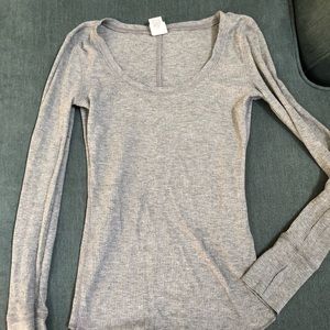 Gray long sleeve